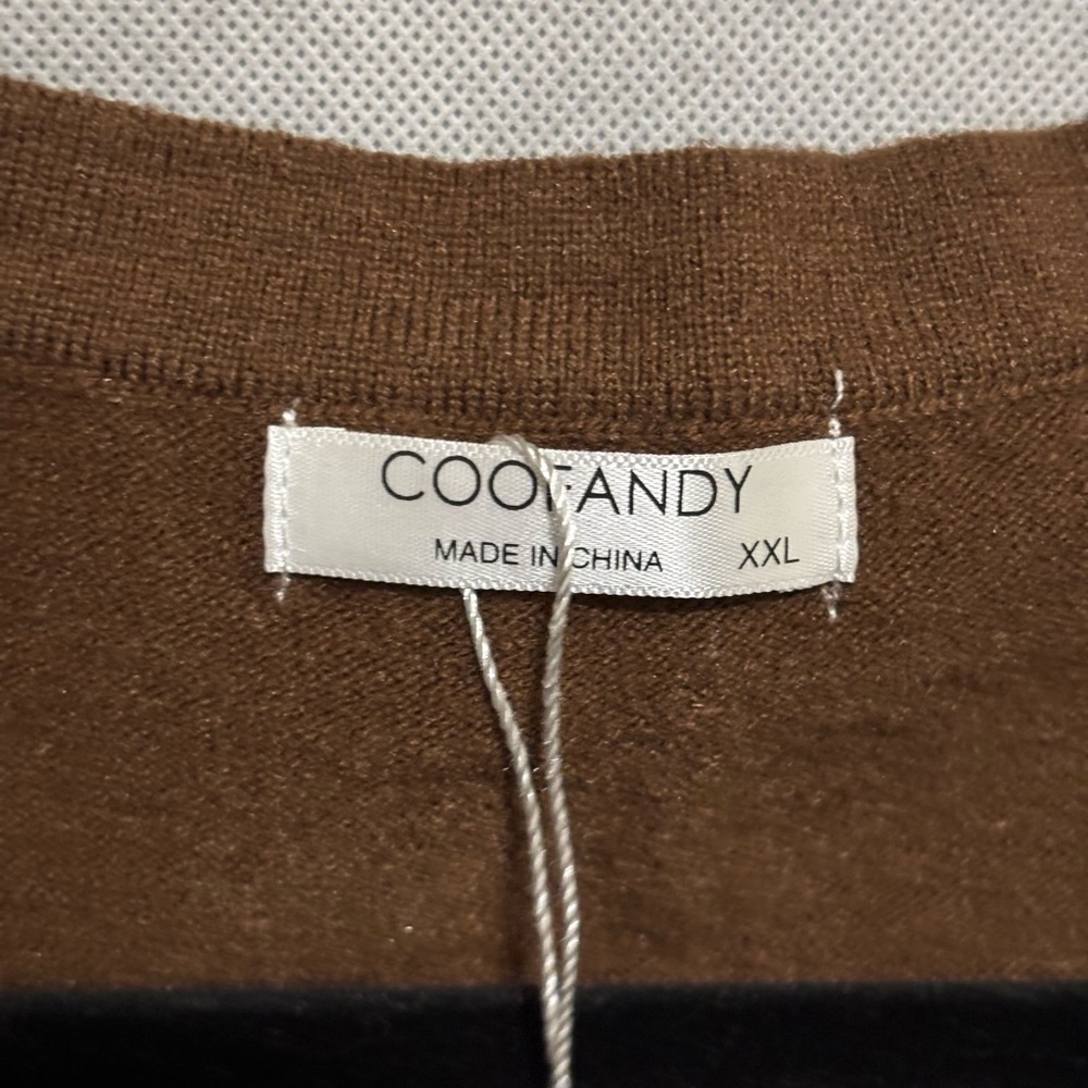 Brown Casual Vest by Coofandy - Picture 3 of 4
